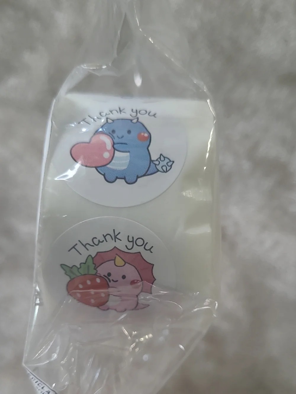 Dinosaur Thank You Stickers 500 Piece Set